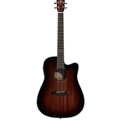 Alvarez AD66CESHB Dreadnought Acoustic Electric Guitar Shadowburst image 1