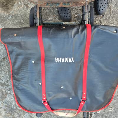 Yamaha CS80 Gig Bag/hardware case RARE ORIG IN EX COND! 70s - Red/black image 6