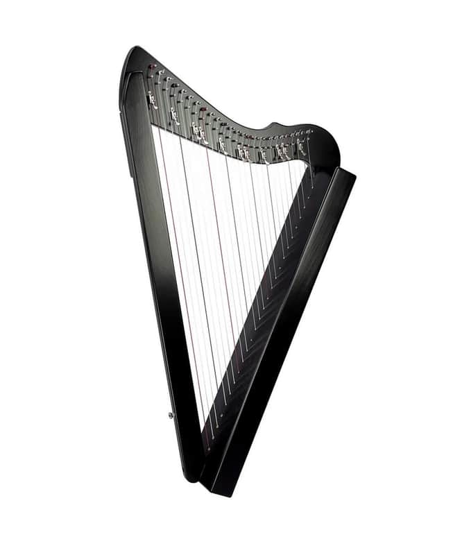 Rees Harps Flatsicle Harp, 26 Strings, Black Finish, Made in the USA image 1