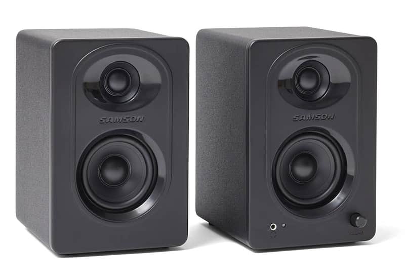 Samson MediaOne M30 Pair of 2-Way Powered Studio Monitors SAM30 image 1