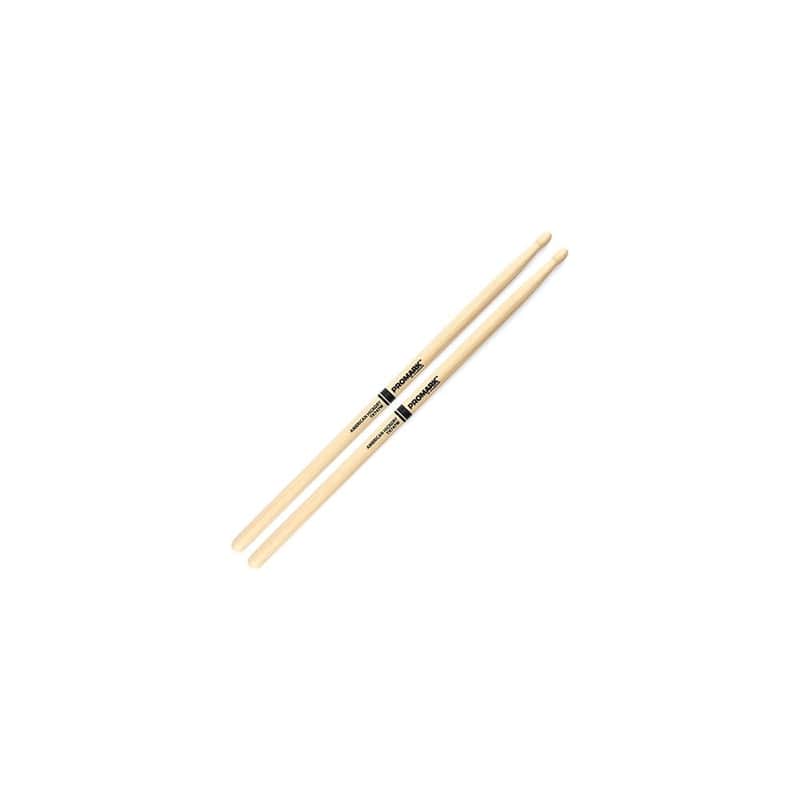 Promark Hickory 747 Rock Wood Tip Drum Sticks image 1