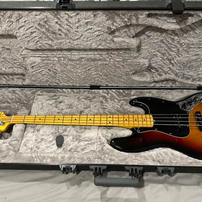 Fender American Professional II Jazz Bass with Maple Fretboard 3-Color Sunburst image 1