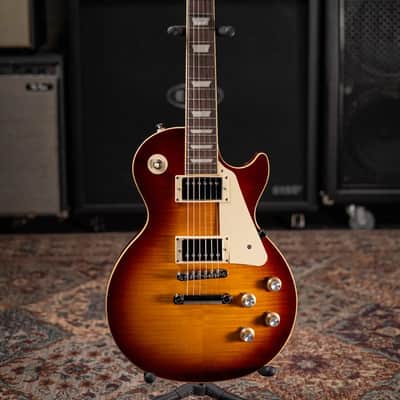 Epiphone Les Paul Standard 60s Figured Electric Guitar - Iced Tea Burst image 3