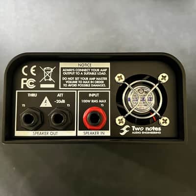 Two Notes Torpedo Captor Loadbox Attenuator DI 8-ohm - Black Recent 2024 - Black image 3