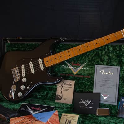 Fender Custom Shop David Gilmour Stratocaster NOS 2008 - 2021 - Black over 3-Color Sunburst image 12