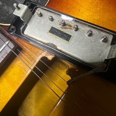 🌟 EPIPHONE E452T - SORRENTO VINTAGE 1964 – KALAMAZOO, USA 🌟 100% stock image 10