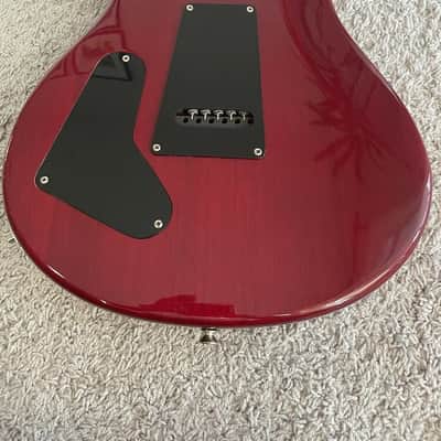 PRS SE Santana Signature 2001 MIK HH Scarlet Red Carlos Paul Reed Smith Guitar image 12