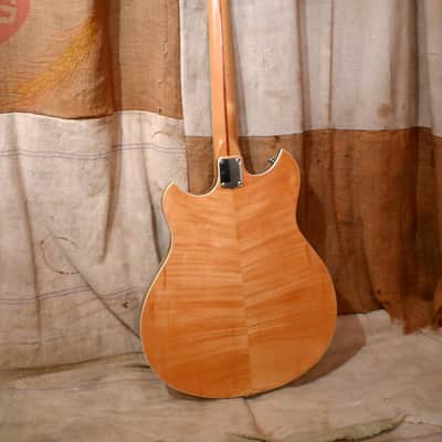 Kent 12 String Thinline 1960's Natural Blond image 6
