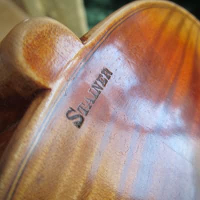 Jacobus Stainer German 4/4 Violin Germany Circa-1930s-1940s-Reddish Brown Varnish image 22