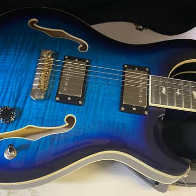 NEW OLD STOCK! 2022 PRS SE Hollowbody II Electric Guitar - Faded Blue Burst - Authorized Dealer - 10566 image 1
