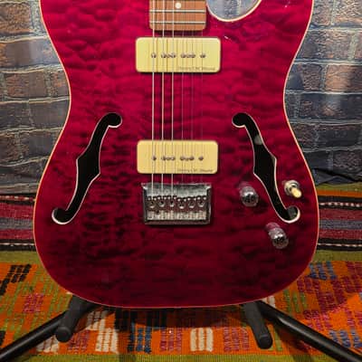 Ivy Thinline T-Style Semi-Hollow Burgundy image 5