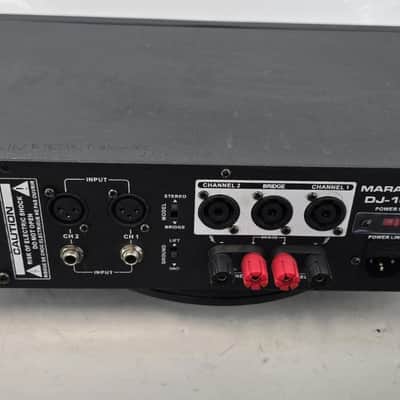 Marathon DJ-1000 Watt Peak 2 Channel Power Amplifier Amp - TESTED - RV-0412 image 5