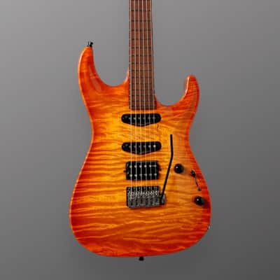 Marchione Carve-Top Solid Body - 2023 - Cherry Burst. NEW. (Authorized Dealer) image 2