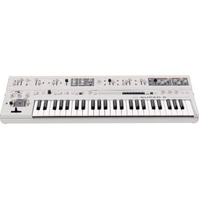 UDO Audio Super 6 12-Voice Polyphonic Keyboard Synthesizer - White image 2