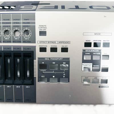 YAMAHA Motif 6 Original Aluminum Top Side Frame Panel. Great Condition ! image 4