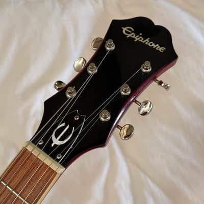 2020 Epiphone Casino Coupe - Small Body (Les Paul Size) Casino - Cherry - Free Pro Setup image 17