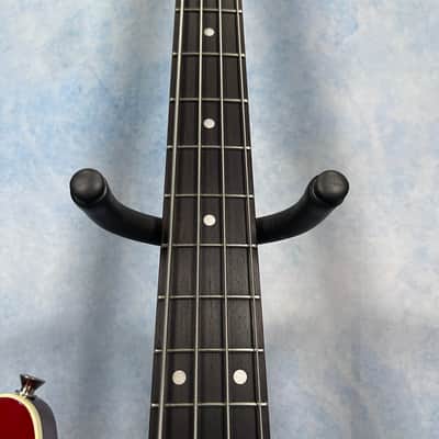 Fender AJB-M Aerodyne Jazz Bass Medium Scale Old Candy Apple Red, MIJ image 5
