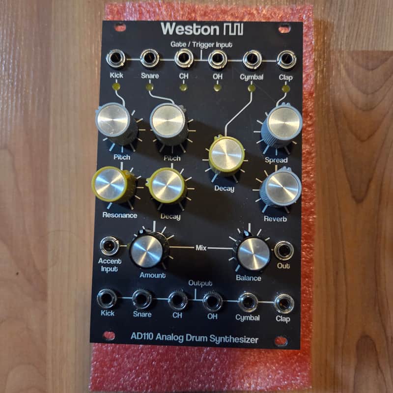 Weston Precision Audio AD110 Analog Drums - Black image 1