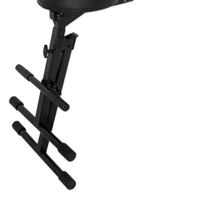 Rockville RDS42 Portable DJ/Guitar/Drum/Keyboard Padded Throne/Chair Adjustable image 3