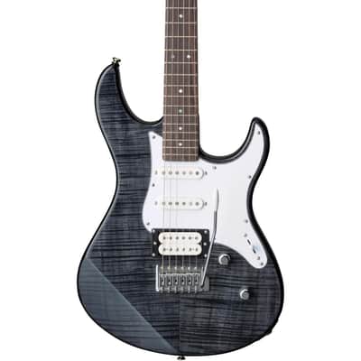 Yamaha Electric Guitar - Flamed Maple Body And Headstock - Translucent Black image 1