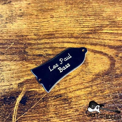Gibson Les Paul Bass Truss Rod Cover *NOS* (1970-80s - Black) image 1