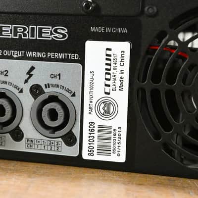 Crown XTi 1002 2-Channel 500W Power Amplifier CG0142X image 10