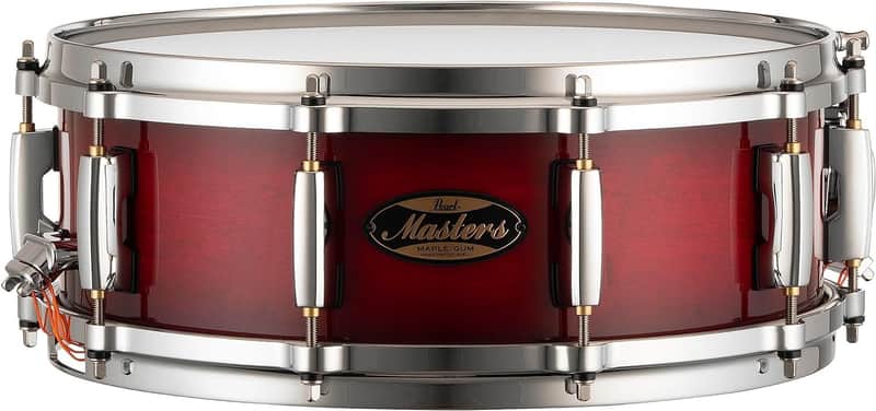 Pearl Masters Maple Gum Snare Drum 14"x5" (MMGP1450S/C886) image 1