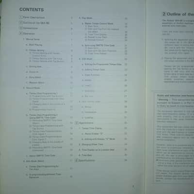 Owner's Manual for Roland SBX-80 Sync Box MIDI SMPTE 1984 image 3