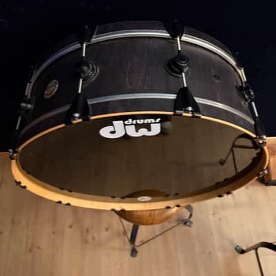 DW Subwoofer RARE 24” Ebony Stain Like New kick bass Drum Workshop image 4