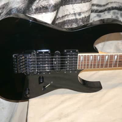 2007 Ibanez RG Series RG370DX Guitar with Gig Bag Black RG370 DX 370 image 2