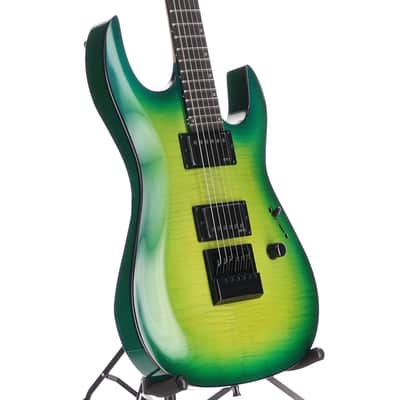 BC Rich Andy James Signature Assassin 6, Trans Green, Professional Setup (SR) (60344) image 3