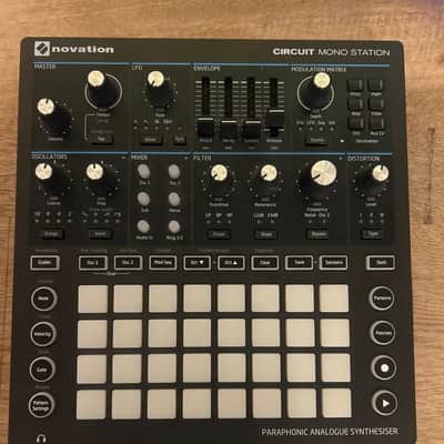 Novation Circuit Mono Station Paraphonic Synthesizer 2017 - 2021 - Black image 1