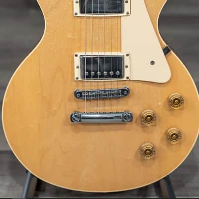 1981 Gibson Les Paul Standard – Natural – Original Tim Shaw Era Pickups with case image 1