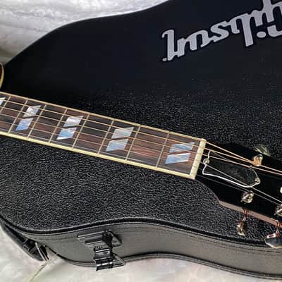 NEW! Gibson Custom Shop Hummingbird Koa/Carpathian Spruce Acoustic-Electric Guitar - Honeyburst - 4.55lbs - Authorized Dealer! G06406 image 5