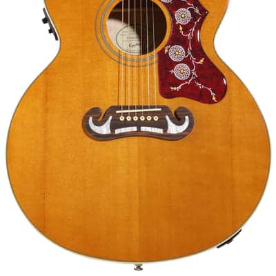 Epiphone J-200 Studio EC Acoustic-electric Guitar - Antique Natural image 2
