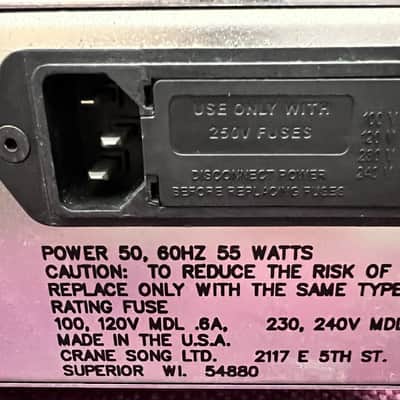 Crane Song STC-8 Discrete Class A Compressor Limiter – Excellent Condition – Dave Hill Mastering Legend image 9