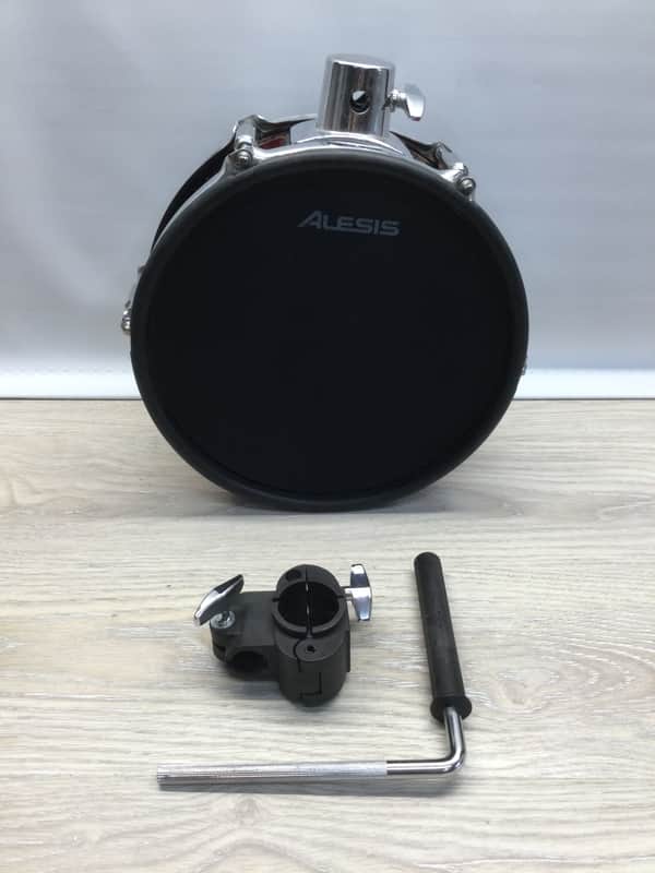 Alesis 10" Strike Pro Dual-Zone Mesh Pad w/ Rack Clamp & L-Rod Velvet Metallic Works w/ Roland Modules image 1