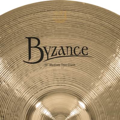 MEINL B19MTC-B Byzance Brilliant Medium Thin Crash 19 Zoll brilliant image 6