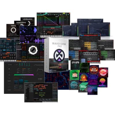 tracktion Waveform Pro 12 Music Production and Software + Everything Bundle (Download) image 1