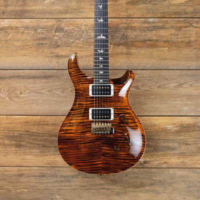 PRS Custom 24 Electric Guitar - Tiger Eye 10-Top w/Hardshell Case image 2