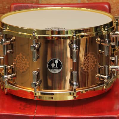 Sonor 8x14" Danny Carey Signature Bronze Snare Drum image 1