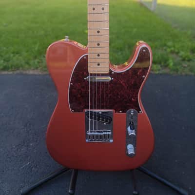 Fender Player Plus Telecaster with Maple Fretboard - Aged Candy Apple Red image 2