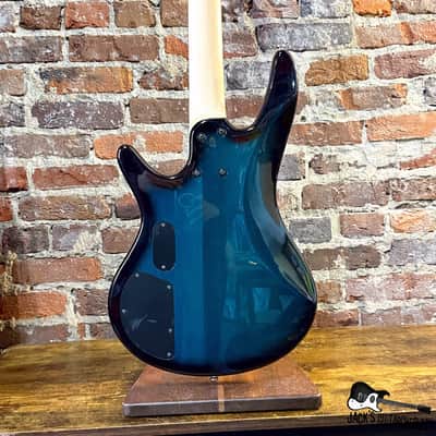 Ibanez GSR200FM Gio Soundgear 4-String Electric Bass (2000s - Transparent Blueburst) image 4