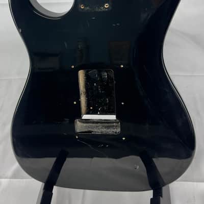 Unbranded Strat Style Electric Guitar Body - Black image 10