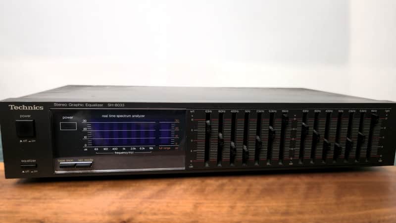 💥 Technics SH-8033 7 Stereo Graphic Equalizer Spectrum Analyzer EQ 💥 image 1