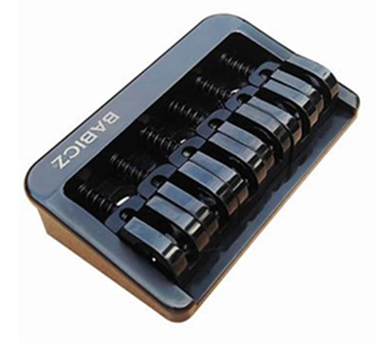 Babicz Full Contact Hardware ORIGINAL SERIES FCH6 FIXED BRIDGE, 6 String, black image 1