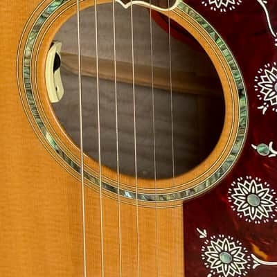 Gibson SJ-200 Quilt Vine  2015 - Insane Quilted Maple all over w/stunning Abalone inlaid on every surface. image 14