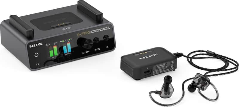 NUX B-7 Pro Wireless In-Ear Monitor System, 2.4 GHz image 1