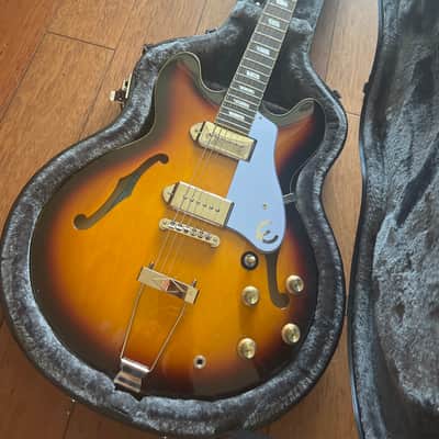 VIDEO DEMO UPDATED! Epiphone "Inspired By" John Lennon(US customers, tax included in shipping cost) Signature '65 Casino 2009 - 2014 - Vintage Sunburst with hard case image 1