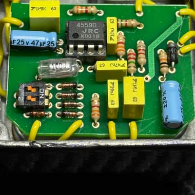 Paul Cochrane Timmy Overdrive V1, Green PCB+ internal switches. image 13